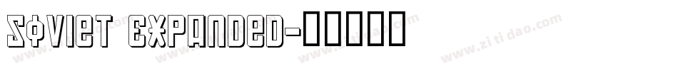 Soviet Expanded字体转换